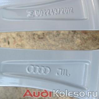 Колеса зима R20 255/35  Audi A6 S6 C7 4G0601025BT фото эмблемы Ауди на внутренней стороне оригинального диска ауди