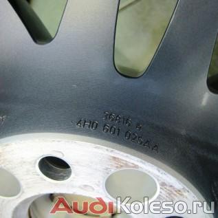 Колеса лето R20 265/35 Audi A7 4H0601025AA оригинальный номер диска