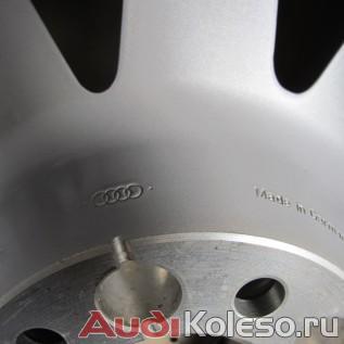 Колеса кованые лето R20 265/35 Audi A7 S7 4H0601025AG эмблема ауди и страна-изготовитель дисков
