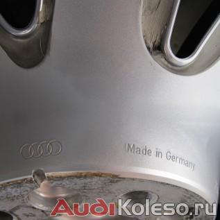 Колеса кованые лето R20 275/30 Audi A7 S7 4H0601025AN эмблема ауди и страна-изготовитель дисков