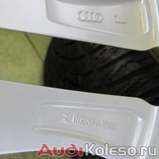 Колеса зима R20 265/40 Audi A8 S8 D4 4H0601025BL эмблема Ауди на внутренней стороне диска