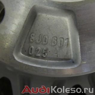 Колеса зима R18 245/40 Audi A6 S6 4F 8J0601025AA ступица оригинального литого диска Ауди A6 S6 4F с оригинальным номером