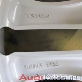 Колеса зима R18 245/40 Audi TT TTS 8J0601025S оригинальный номер и параметры литого диска ауди на внутренней стороне