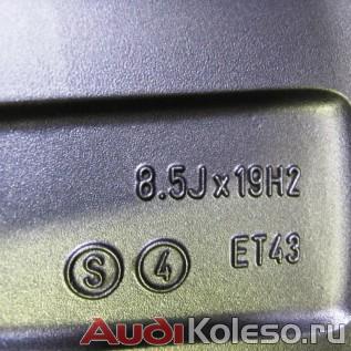 Колеса зима R19 255/35 Audi A4 S4 8K0601025CN роторы параметры дисков