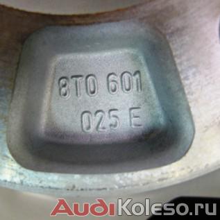 Колеса зима R18 245/40 Audi A5 S5 8T0601025E фото оригинального номера на ступице диска ауди